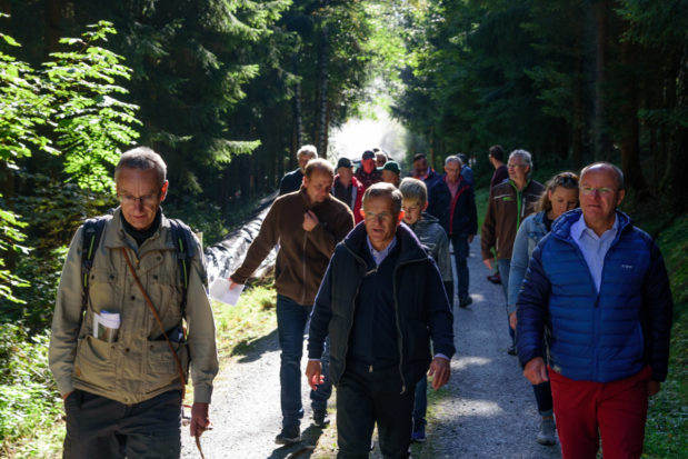 Waldbesitzertag 2019 am Weißenstein bei Stammbach