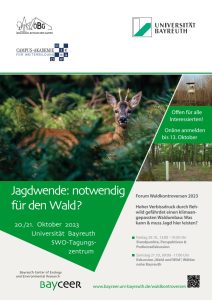Forum Waldkontroversen 2023 @ Tagungszentrum des Studentenwerks Oberfranken | Bayreuth | Bayern | Deutschland